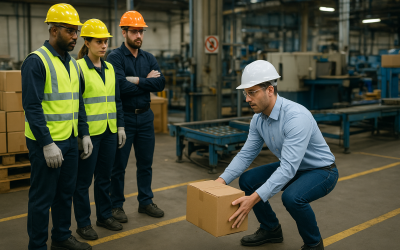 lider exemplo postura ergonomica