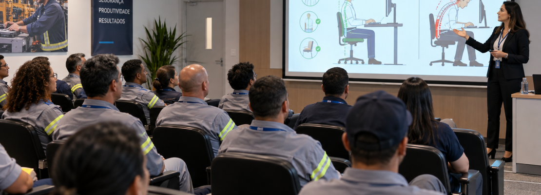 treinamento de postura correta no trabalho